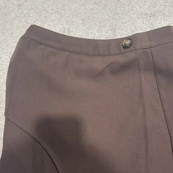NWT Lulus midi wrap skirt in brown| size M - Picture 4 of 10